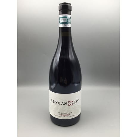 Willamette Valley  Pinot Noir L'ensemble 2019 Nicolas-Jay ウィラメット・ヴァレーPN ランサンブル　二コラ・ジェイ