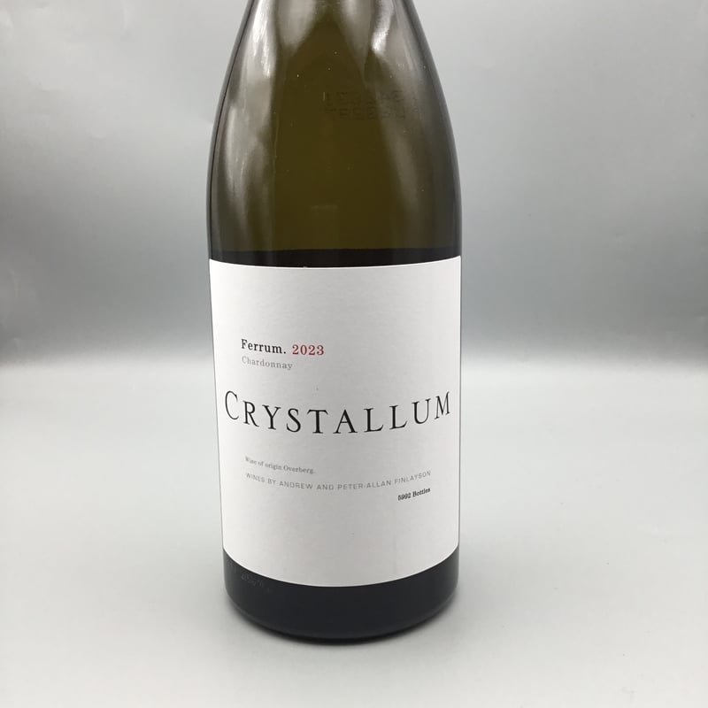 南アフリカ クリスタルム フェラム シャルドネ 2023 Ferrum Chardonnay 2023 / Crystallum フェラム・シャルドネ