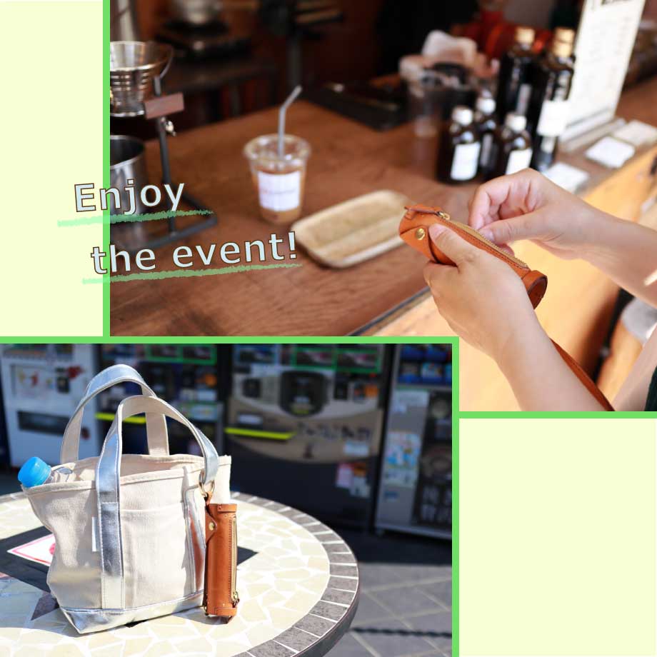 円筒型 本革 コインケース | Shumi te BACO