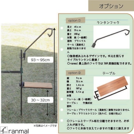 テーブル（ranmal専用）