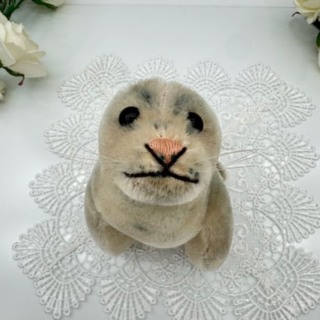送料無料★シュタイフ★Robby Seal 14cm★アザラシのロビー/海豹★ビンテージ★Steiff/STEIFF
