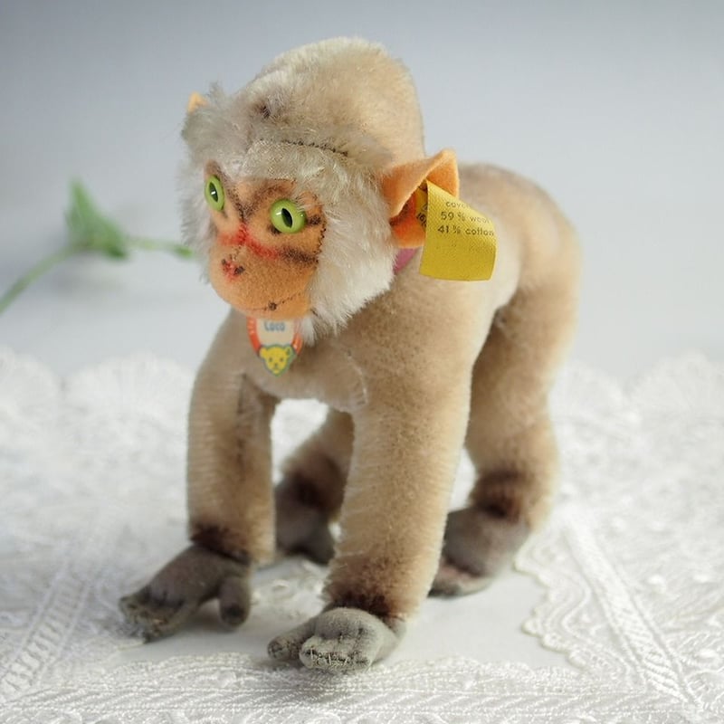 送料無料☆シュタイフ☆Baboon Coco 14cm オールID's完品☆ヒヒ