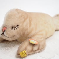 送料無料★シュタイフ★Floppy Robby 28cm オールID's完品★フロッピーロビー/アザラシのロビー★ビンテージ/アンティーク★STEIFF/Steiff★