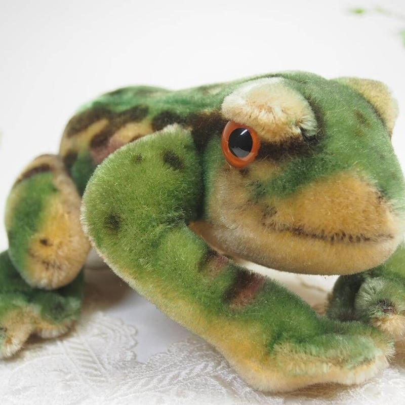 送料無料☆シュタイフ☆Froggy Frog 20cm オールID's完品☆カエルの