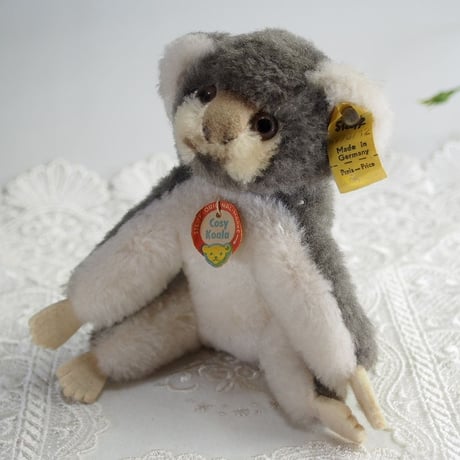 送料無料★シュタイフ★Cosy Koala 12cm オールID's完品★コアラ★ビンテージ/アンティーク★STEIFF★