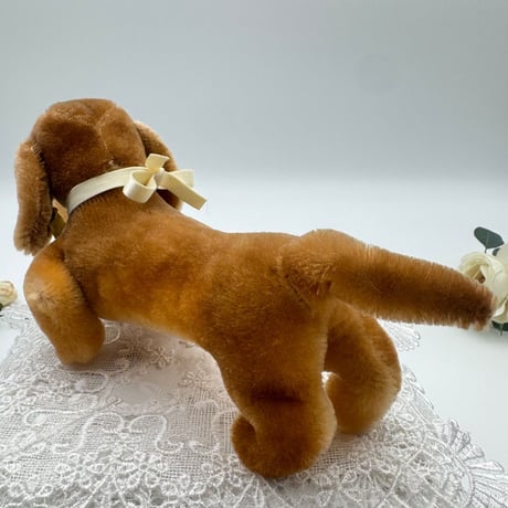 送料無料★シュタイフ★Hexie Dachshund 13cm★ダックスフントのヘキシー/犬★ビンテージ/アンティーク★Steiff/STEIFF