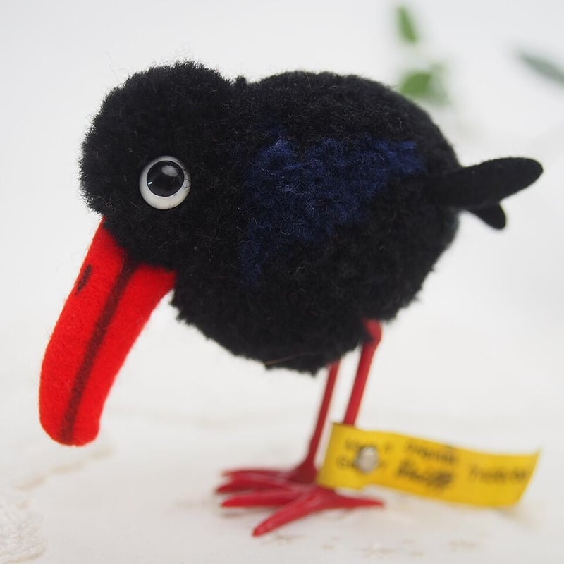 送料無料☆シュタイフ☆Woolen Raven 8cm オールID's完品☆1968年製