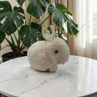 送料無料★シュタイフ★Woolen Rabbit 6㎝ オールID's完品★1968年製 雪うさぎ/ぽんぽんラビット★ビンテージ/アンティーク★Steiff/STEIFF