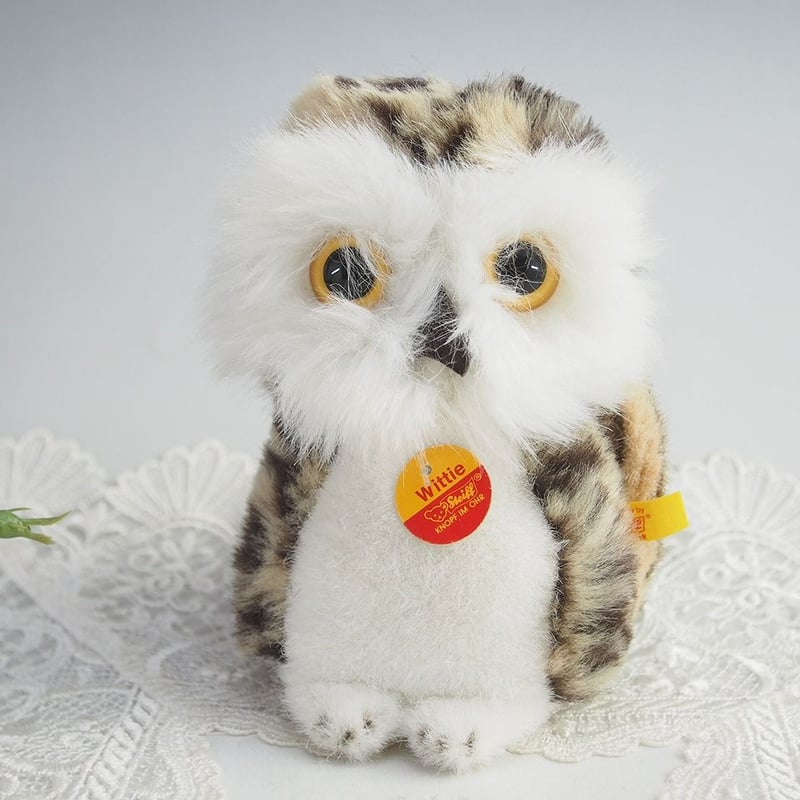 シュタイフ★Owl Wittie 14cm オールID完品★フクロウのウィッティ