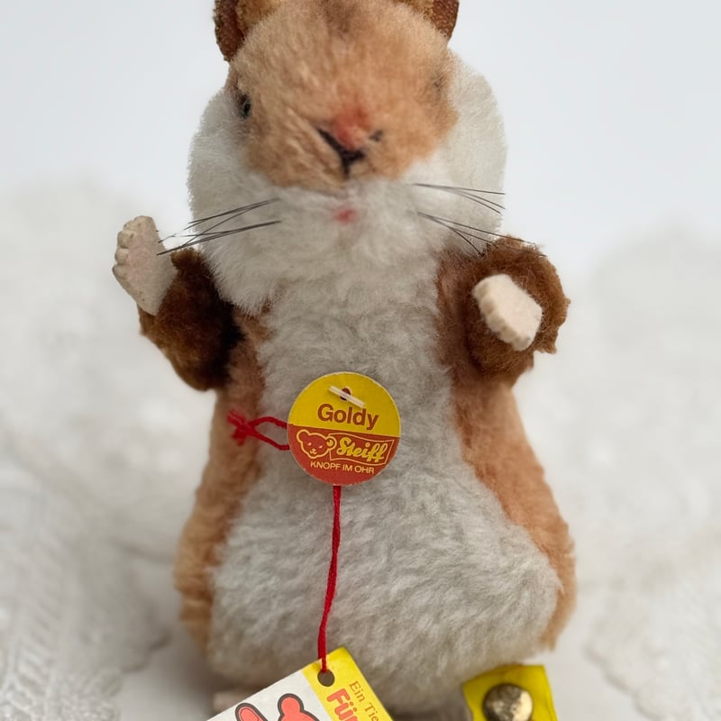 送料無料☆シュタイフ☆Goldy Hamster 12cm オールID's完品