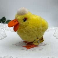 送料無料★シュタイフ★Woolen Duck 6㎝ オールID完品★1968年製 ぽんぽんアヒル/ダック★ビンテージ★Steiff