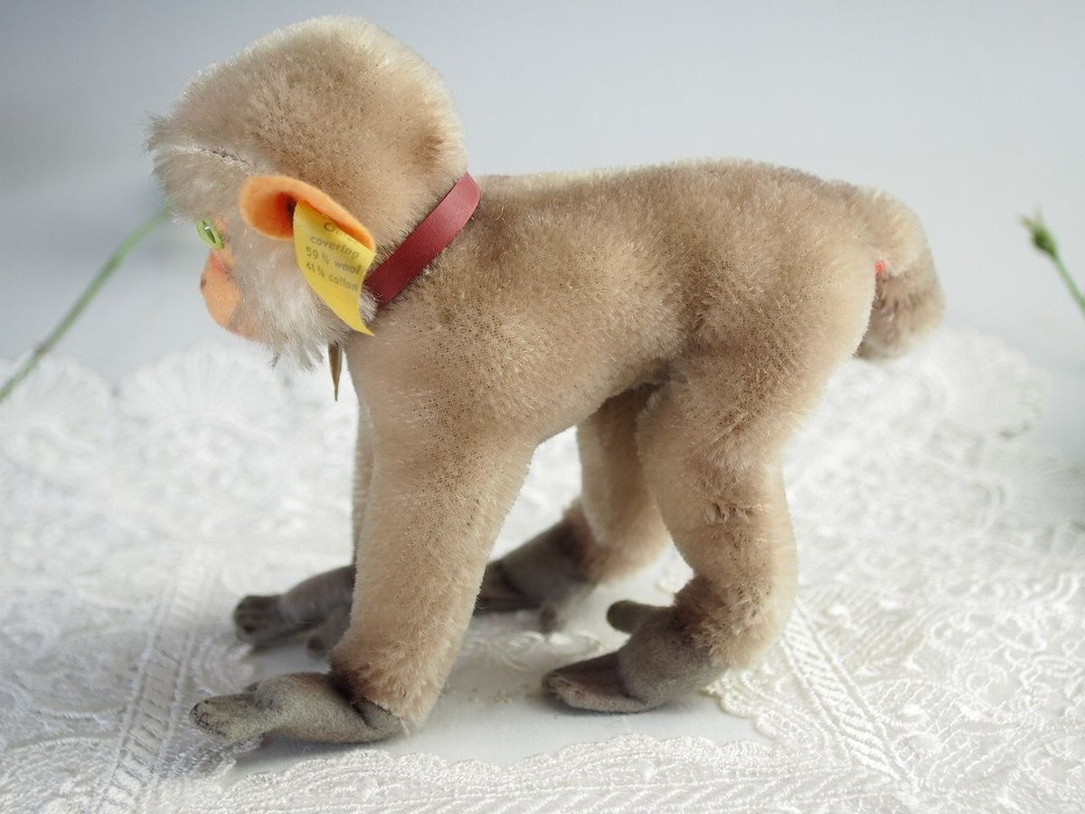 送料無料☆シュタイフ☆Baboon Coco 14cm オールID's完品☆ヒヒ