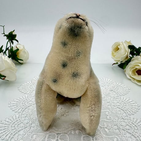 送料無料★シュタイフ★Robby Seal 14cm★アザラシのロビー/海豹★ビンテージ★Steiff/STEIFF