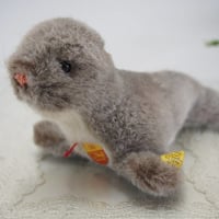 送料無料★シュタイフ★Olly Seal 15cm オールID's完品★アザラシのオリー/海豹★ビンテージ★STEIFF★