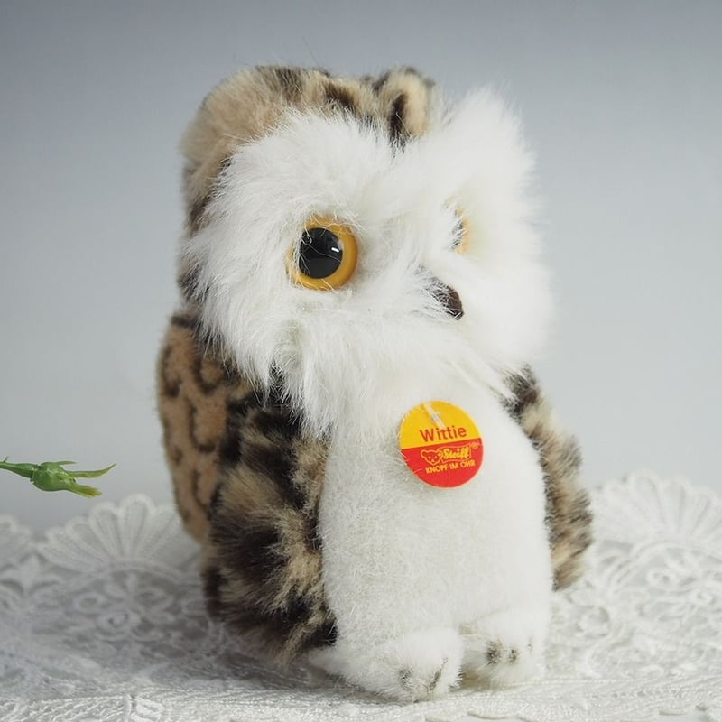 シュタイフ★Owl Wittie 14cm オールID完品★フクロウのウィッティ