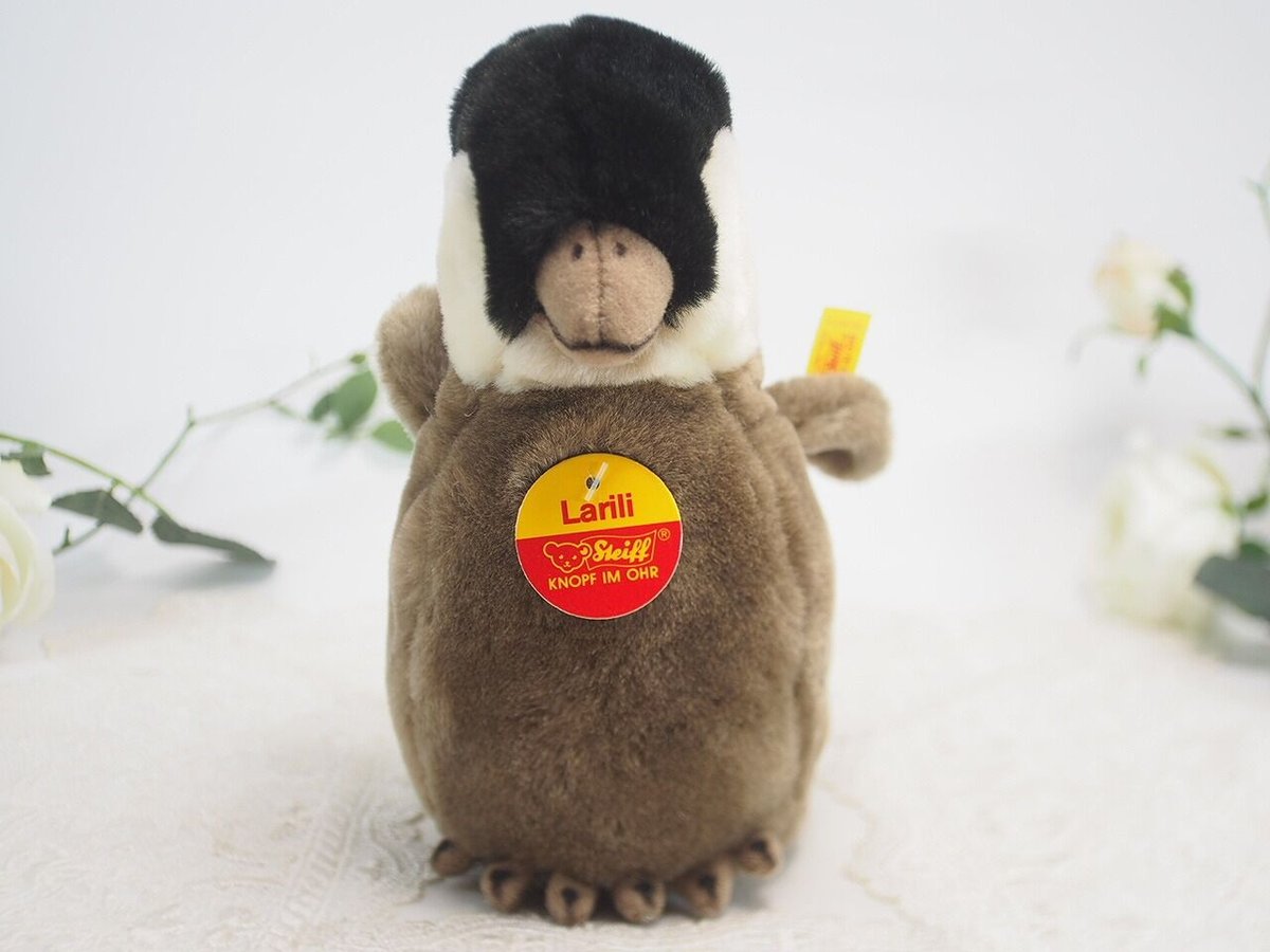 送料無料☆シュタイフ☆Larili Penguin 18cm オールID's完品☆ペンギン 