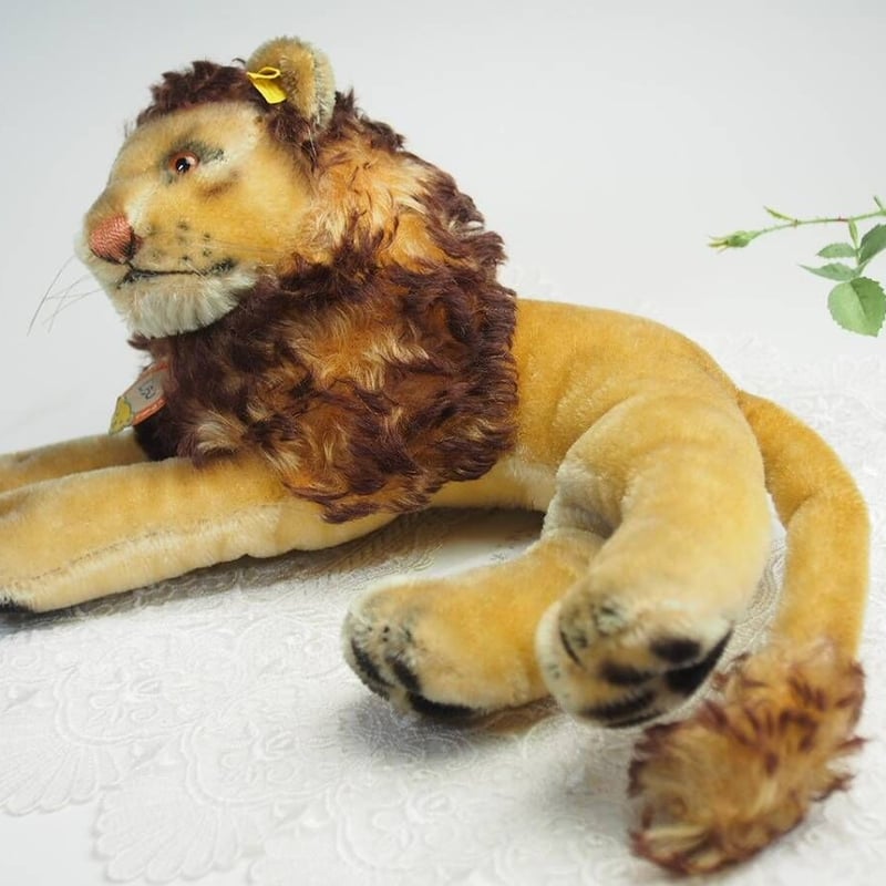 送料無料☆シュタイフ☆Leo Lion 22cm オールID's完品☆(初期№タグ付き