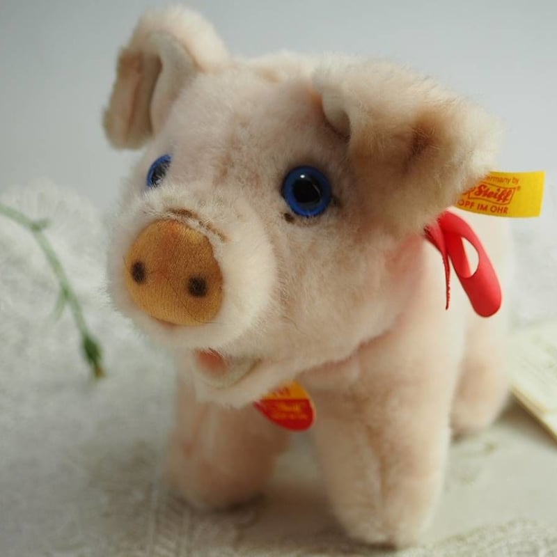 送料無料☆シュタイフ☆Piggy Pig 18cm オールID's完品☆ブタのピギー