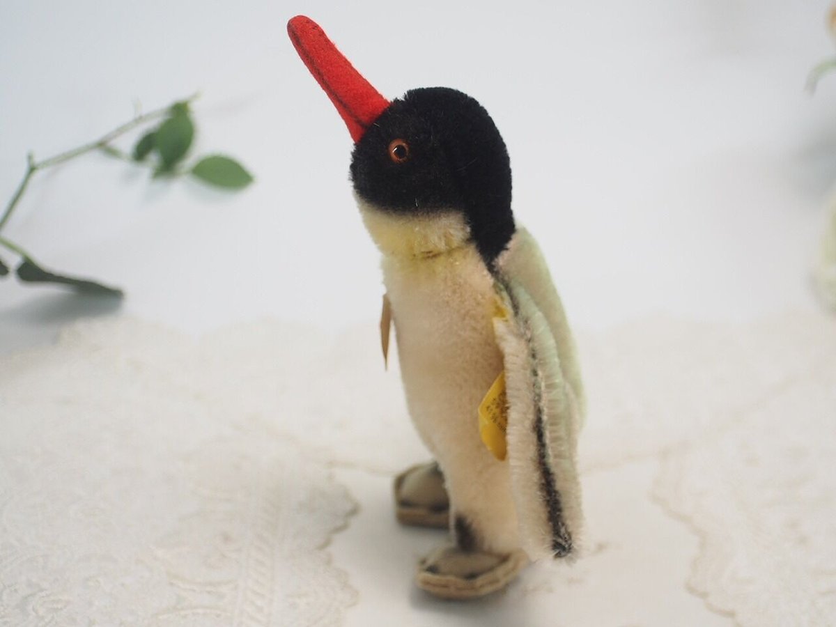 送料無料☆シュタイフ☆Peggy Penguin 14cm オールID's完品☆ペンギン
