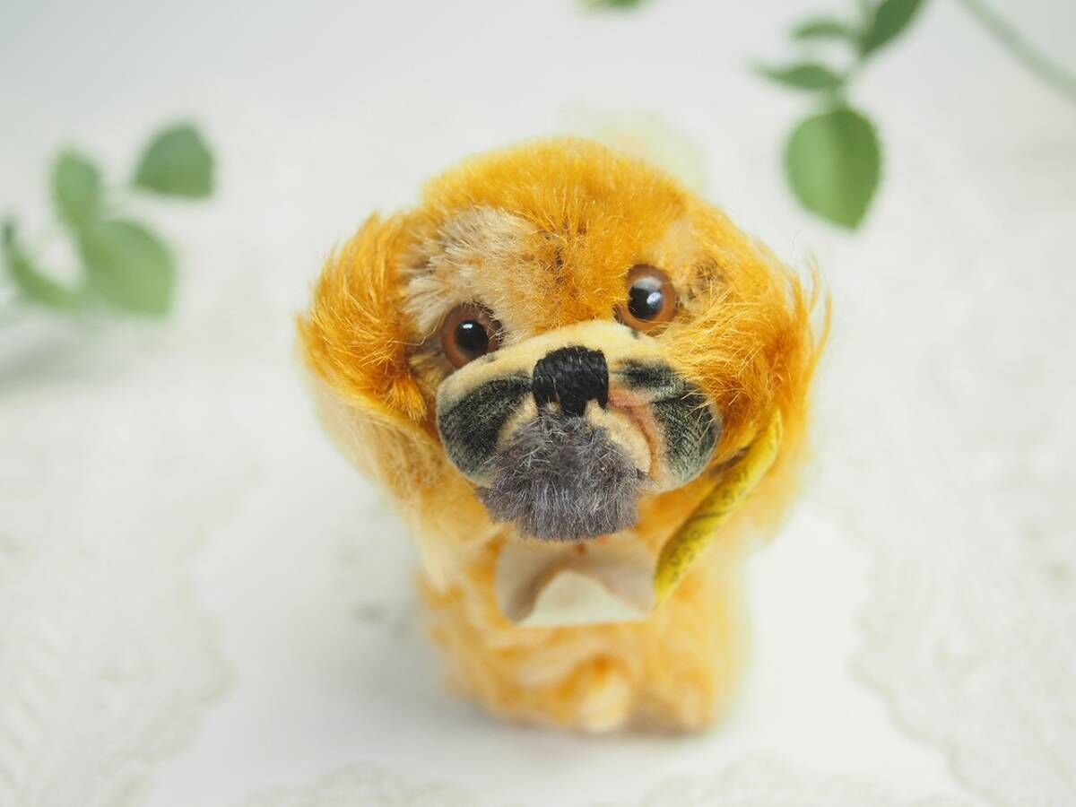 送料無料★シュタイフ★Pekinese Peky 8cm オールID's★(最小サイズの)ペキニーズのペキー/犬/ドッグ★STEIFF★