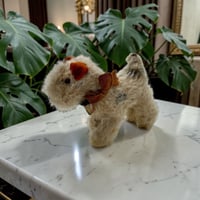 送料無料★シュタイフ★Foxy Foxterrier 8cm★フォックステリアのフォクシー/犬/ドッグ★ビンテージ/アンティーク★Steiff/STEIFF