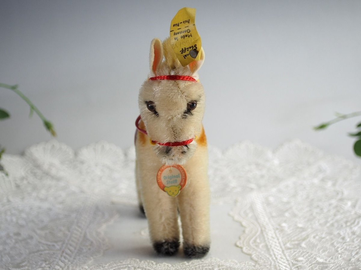 送料無料☆シュタイフ☆Pony 12cm オールID's完品☆ポニー