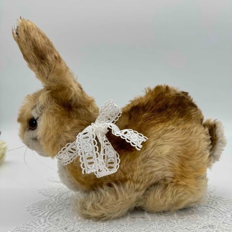 送料無料★シュタイフ★Pummy Rabbit 25cm★ウサギのパミー/兎/ラビット★ビンテージ/アンティーク★Steiff/STEIFF