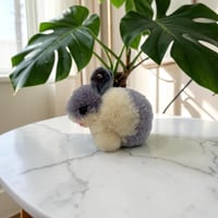 送料無料★シュタイフ★Woolen Rabbit 4㎝★ポンポンうさぎ/ぽんぽんラビット/兎/バニー★ビンテージ/アンティーク★Steiff/STEIFF