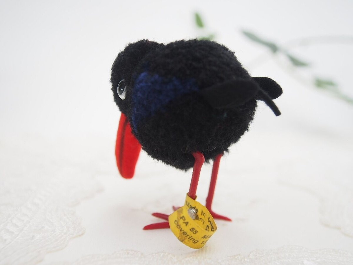 送料無料☆シュタイフ☆Woolen Raven 8cm オールID's完品☆1968年製