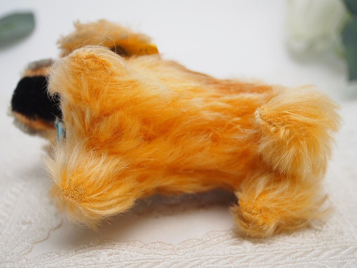 送料無料★シュタイフ★Pekinese Peky 10cm オールID's完品★ペキニーズのペキー/犬/ドッグ★Steiff★