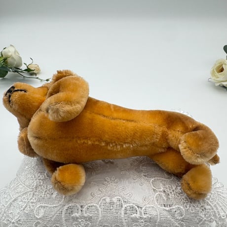 送料無料★シュタイフ★Hexie Dachshund 13cm★ダックスフントのヘキシー/犬★ビンテージ/アンティーク★Steiff/STEIFF