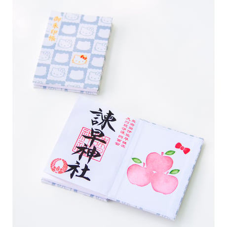 キティちゃん（きらめき格子）御朱印帳／中面２面展開