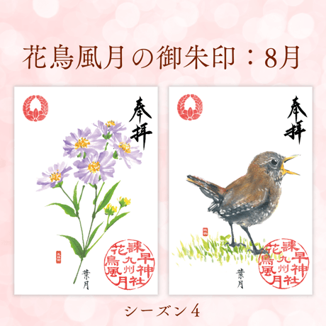 花鳥風月の御朱印【シーズン４】定期便・令和8年7月25日お申込み