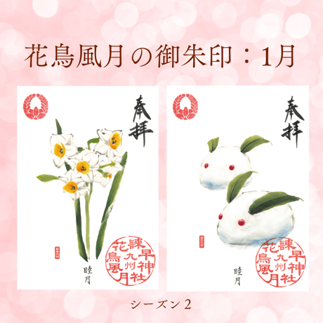 花鳥風月の御朱印【シーズン２】定期便・令和8年6月25日お申込み