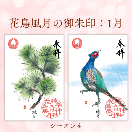 花鳥風月の御朱印【シーズン４】定期便・令和8年7月25日お申込み