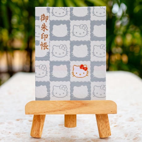 キティちゃん（きらめき格子）御朱印帳／中面２面展開