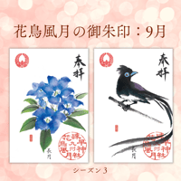 花鳥風月の御朱印【シーズン３】定期便・令和8年8月25日お申込み