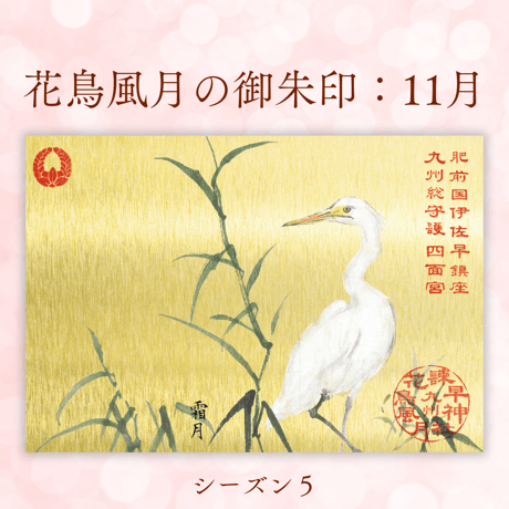 花鳥風月の御朱印【シーズン５】定期便・令和7年10月25日お申込み