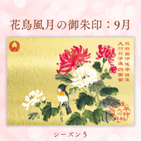 花鳥風月の御朱印【シーズン５】定期便・令和8年8月25日お申込み