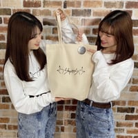 shotts缶バッジもついてるよ！しょっつオシャンなトートバッグ