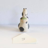 足田メロウ 「猫付きだるま」３