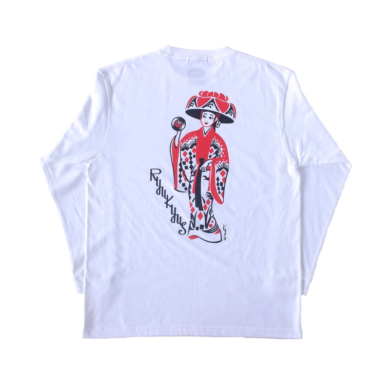 LINX｜LINX × Kads MIIDA-HANAGASA L/S TEE / WHITE