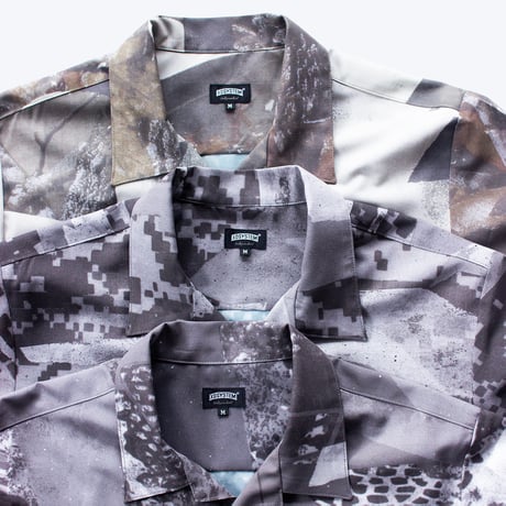 XOSYSTEM｜XO OPEN COLLAR SHIRT / DENPA REAL TREE