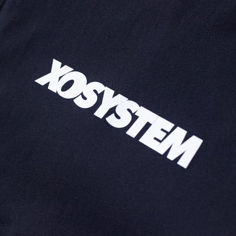 XOSYSTEM｜XO OG LOGO ZIP HOODIE / BLACK