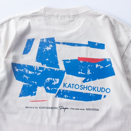 XOSYSTEM｜XO x KATO SHOKUDO x DENPA TEE｜LIGHT BEIGE