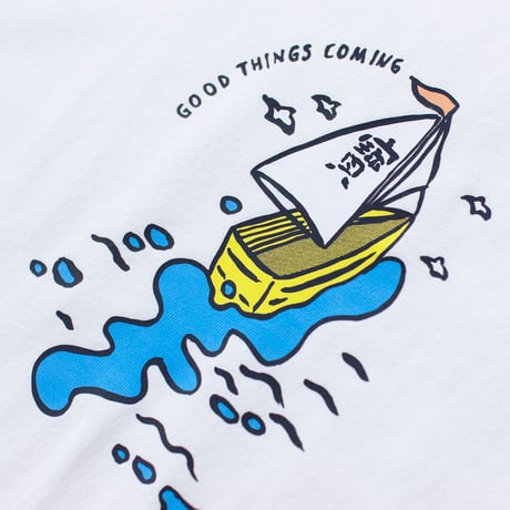 LINX｜LINX × MODAN -GOOD THINGS COMING- TEE / IVORY