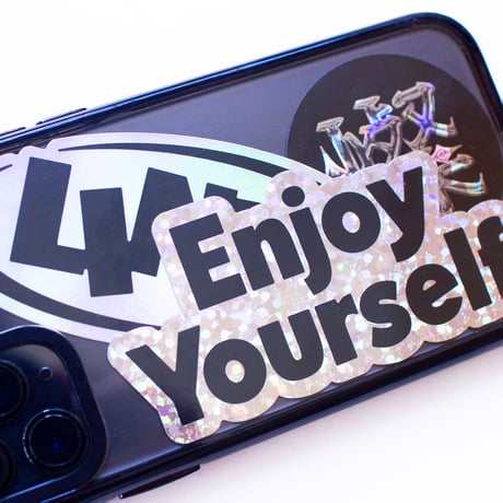 LINX｜LINX ENJOY YOURSELF STICKER / HOLOGRAM GLITTER