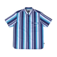 ST-272｜STARTEX｜MEN'S KARIYUSHI WEAR｜DELUXE MULTI STRIPE -SLIM-/ NAVY