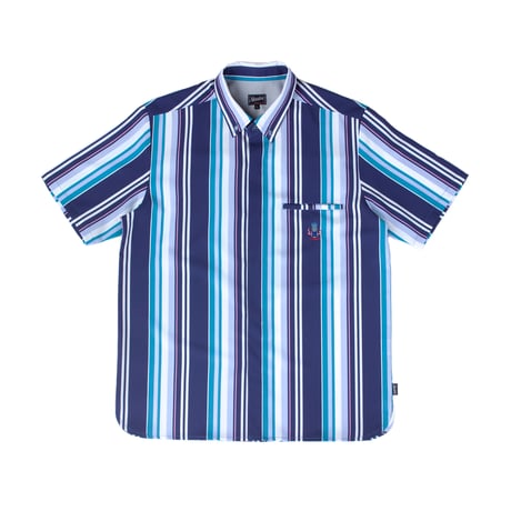 ST-272｜STARTEX｜MEN'S KARIYUSHI WEAR｜DELUXE MULTI STRIPE -SLIM-/ NAVY