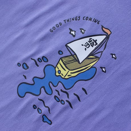LINX｜LINX × MODAN -GOOD THINGS COMING- TEE / DUSTY BLUE